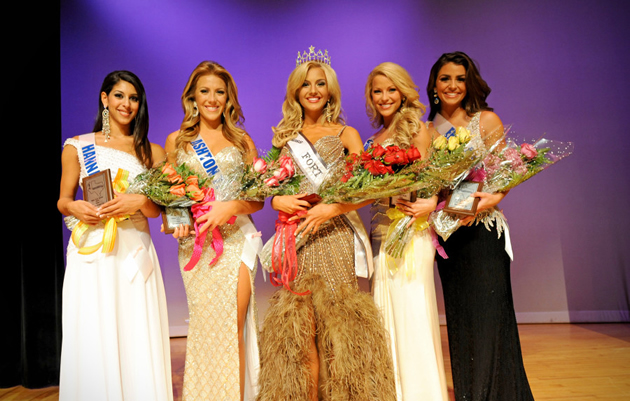 WinnerViews Girls Capture All Top 5 Spots at Miss Ft. Worth (L to R): Hannah Terry (4th runner-up), Ashton Theiss (2nd runner-up), Miss Ft. Worth Kathryn Dunn, Shannon McAnally (1st runner-up), and Erika Hammond (3rd runner-up)
